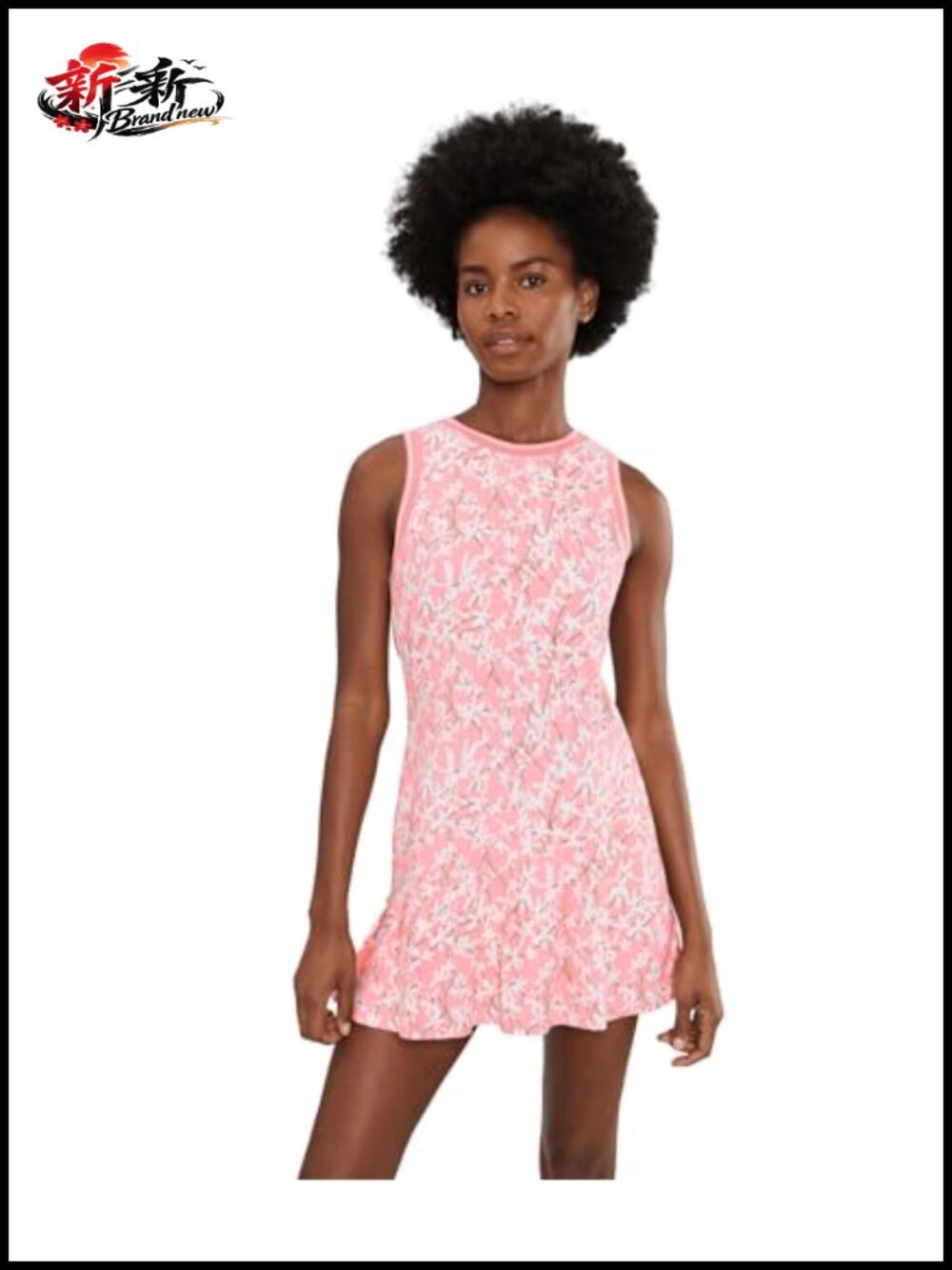 Sleeveless Active Dress UPF 50+ Nylon Spandex Floral